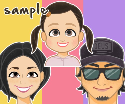 キャラクタ調の似顔絵描きます 映画アニメのようなかわいいキャラクタに！ イメージ3