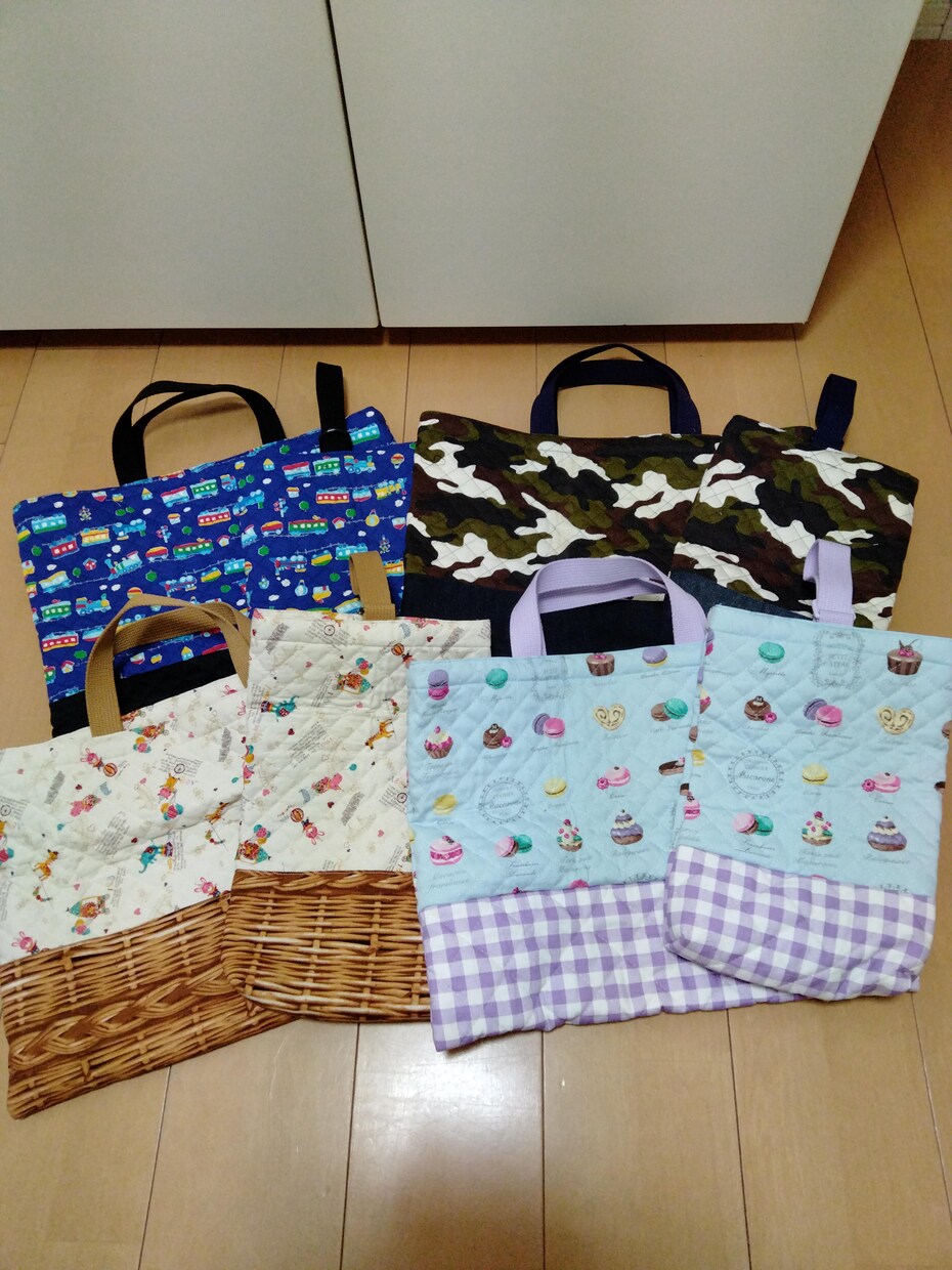 通園バッグや上靴入れなどの入園入学グッズ作成します 持ち込み生地も対応！お好きな生地でお子さんも嬉しい！ イメージ4