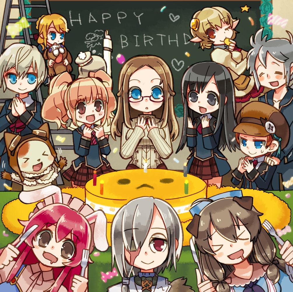 オリジナルキャラクターデザインします お店の２次元アイドル作ります！Youtubeの待機画面も イメージ9