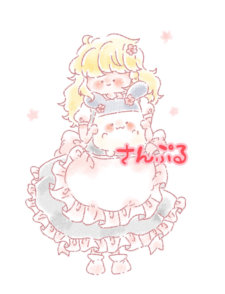 ゆるふわミニキャライラスト描きます 【2000円】絵本のようなほんわかイラストを描きます イメージ4