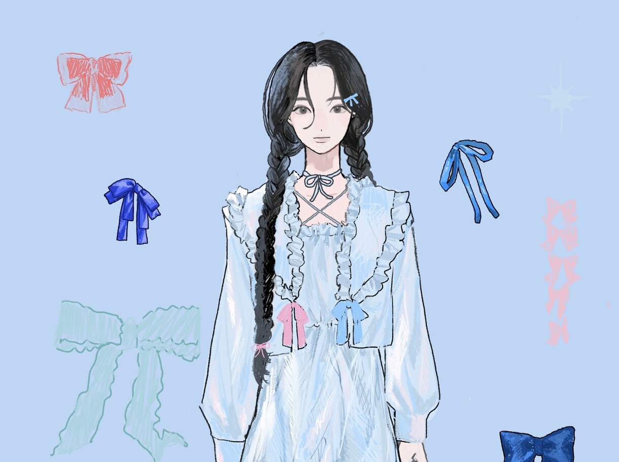 可愛い女の子を描きます コミック調やリアル調などご要望に応じて対応可能です♪ イメージ4