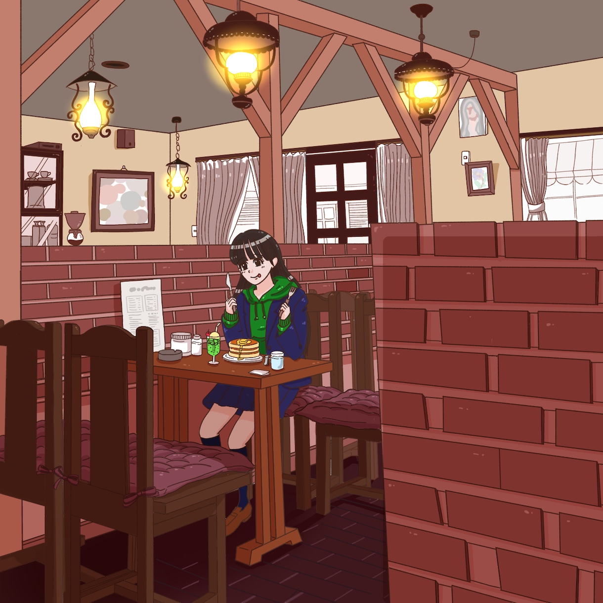 なんでもOK！かわいい女の子のアイコン描きます ♡基本的になんでもOK！♡似顔絵も可です♡ イメージ5