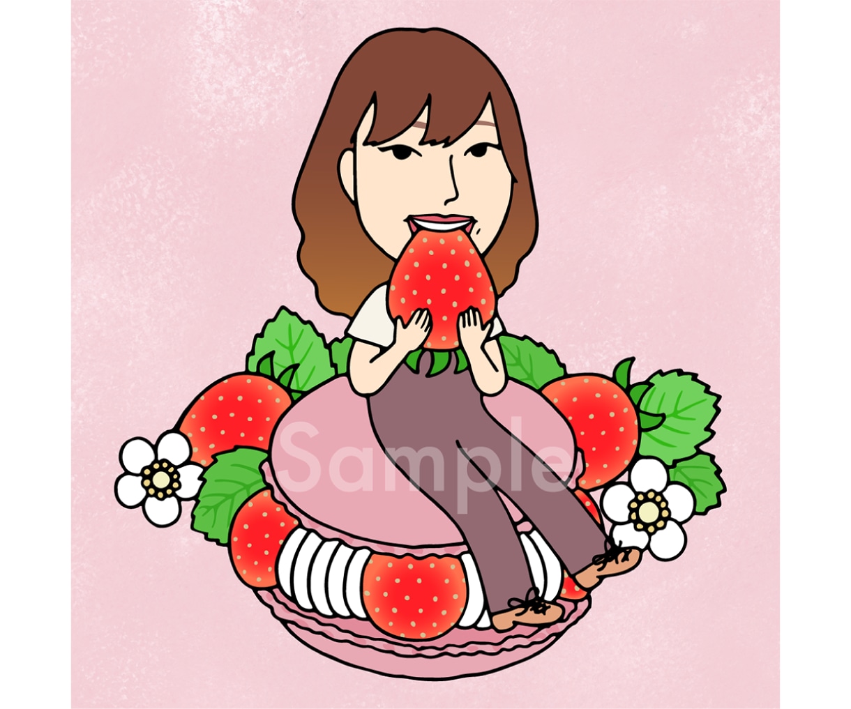 ほどよいゆるさの似顔絵お描きします SNSアイコンからプレゼン資料、名刺まで実績多数！！ イメージ6