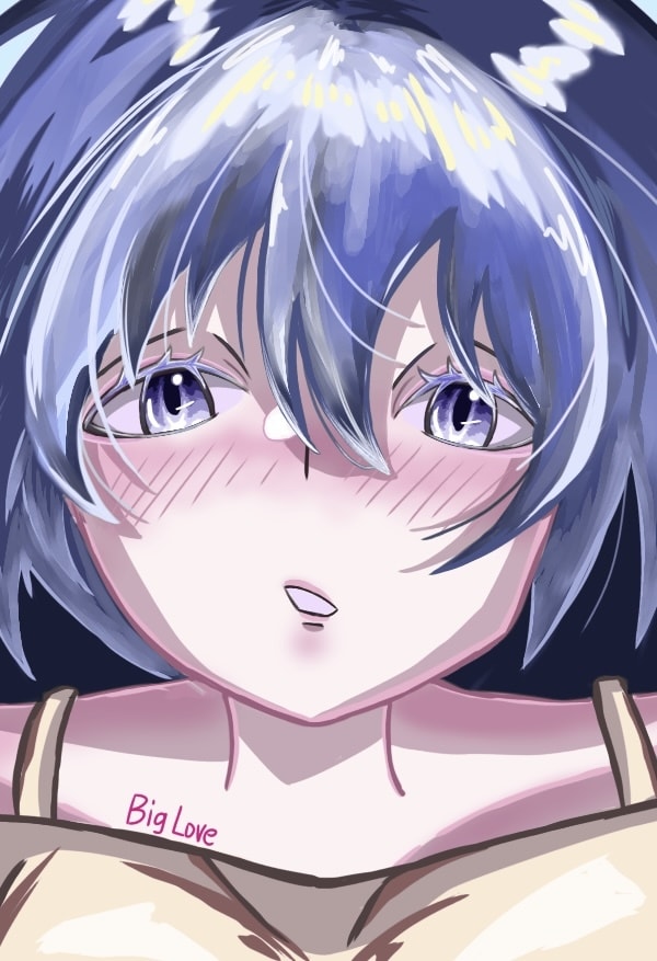 SNSのアイコン用イラスト描きます 髪の書き込みと表情表現が得意です！ イメージ1