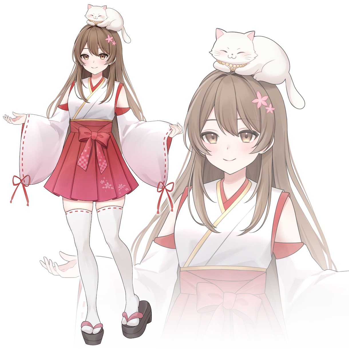 立ち絵、キャラクターデザインの作成をいたします Vtuber、立ち絵、IRIAM、ゲーム用などに使えます！ イメージ1