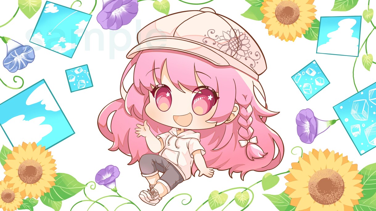 最強に可愛い愛されるデフォルメ描きます 可愛いいサムネやアイコンイラストを描いて欲しい方にオススメ！ イメージ9