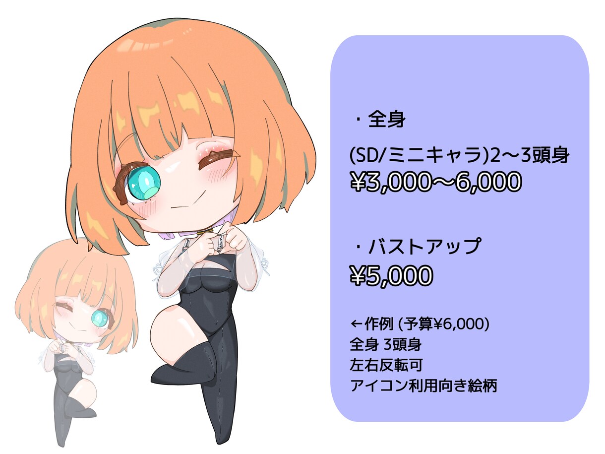 商用利用OK！可愛いアイコン・ミニキャラ描きます お好みの絵柄で描きます！グッズ利用も可能！ イメージ2