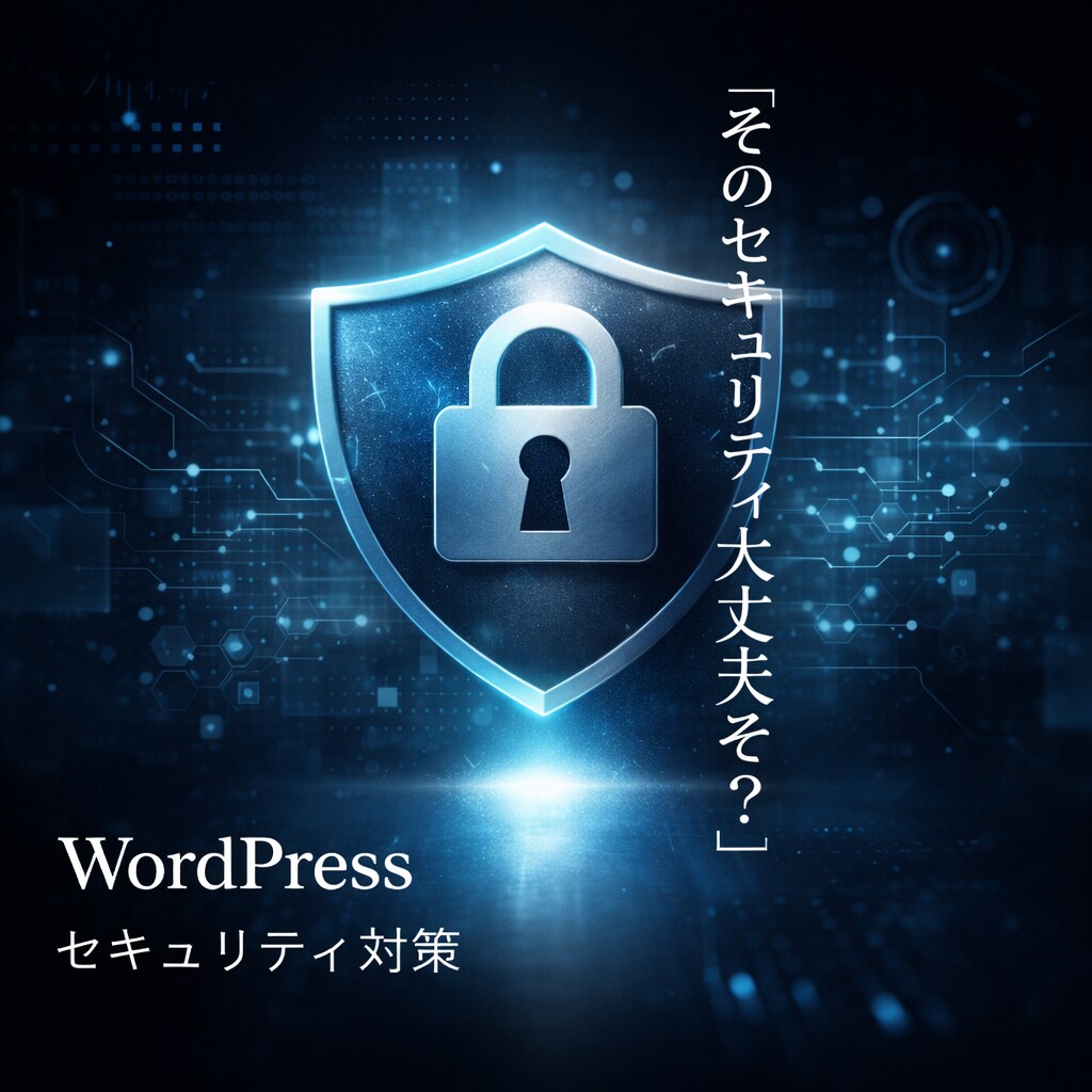 WordPressにセキュリティ対策を実施します 元Webサイト診断士の視点でセキュアにします！ イメージ1