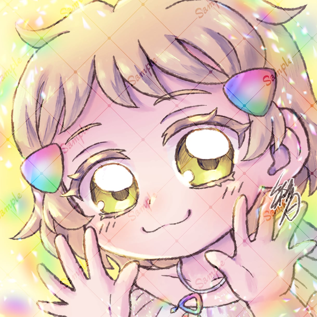 もっちりかわいいデフォルメアイコンを格安で描きます 短納期で制作できます！お気軽に相談してください！ イメージ1