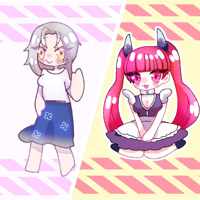 アイコン/夢絵などのイラストオーダー承ります キラキラかわいいアイコンお描きします！ イメージ1