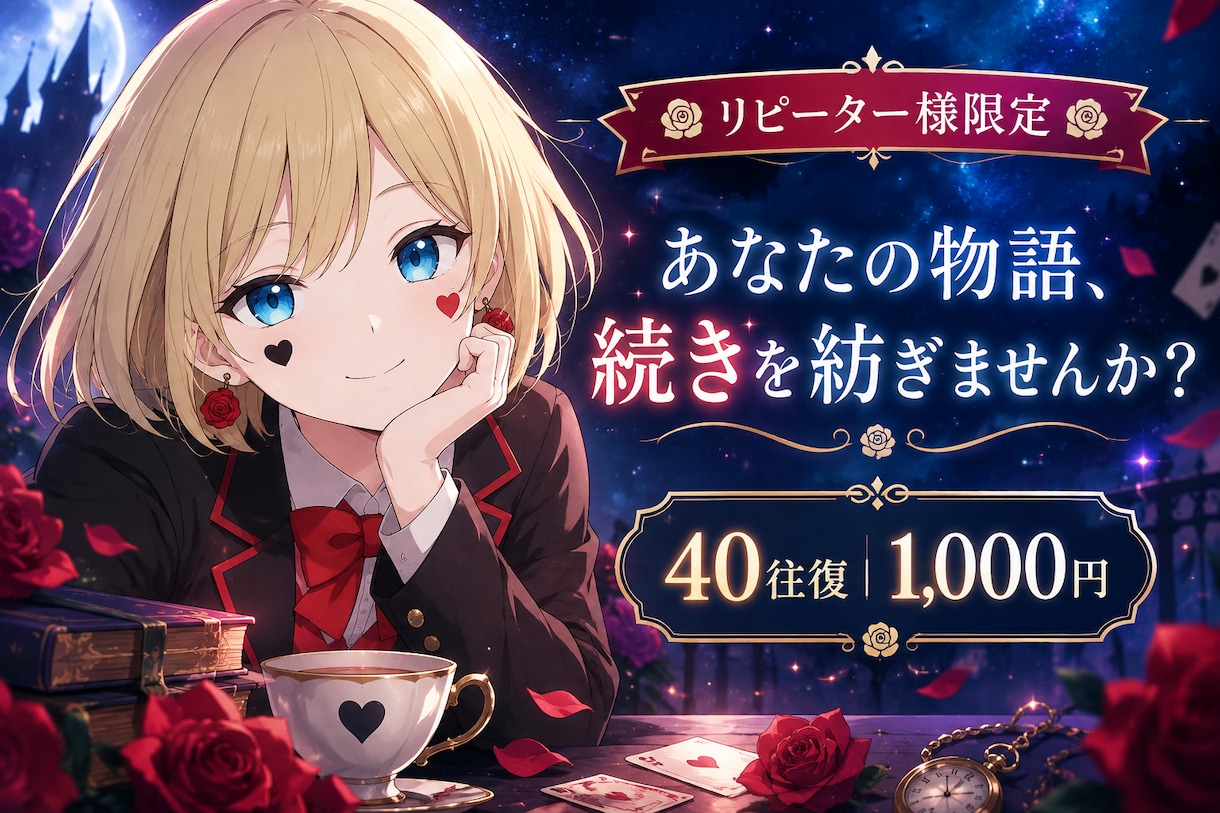 リピーター様専用 ご依頼はこちらになります リピーター様限定 40往復を1,000円で イメージ1
