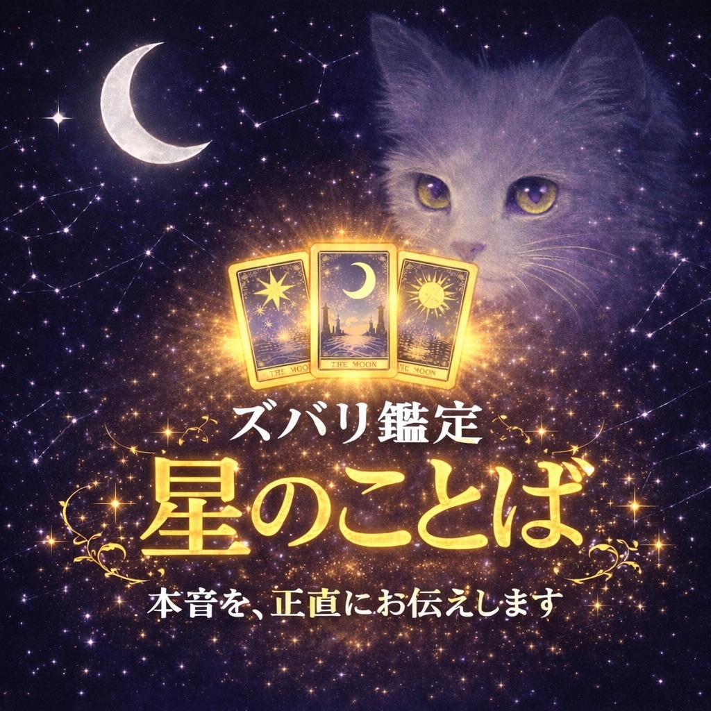 ズバリ鑑定星のことば☆タロットで迷いを断ち切ります 迷いを断ち切りたい方、きれいごとなしに、本音でお伝えします。 イメージ1