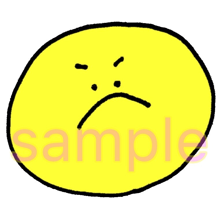 SNSアイコン表情イラスト10個セット売ります アイコン、SNS、挿絵等に使いたい放題！なごむ表情セット イメージ3