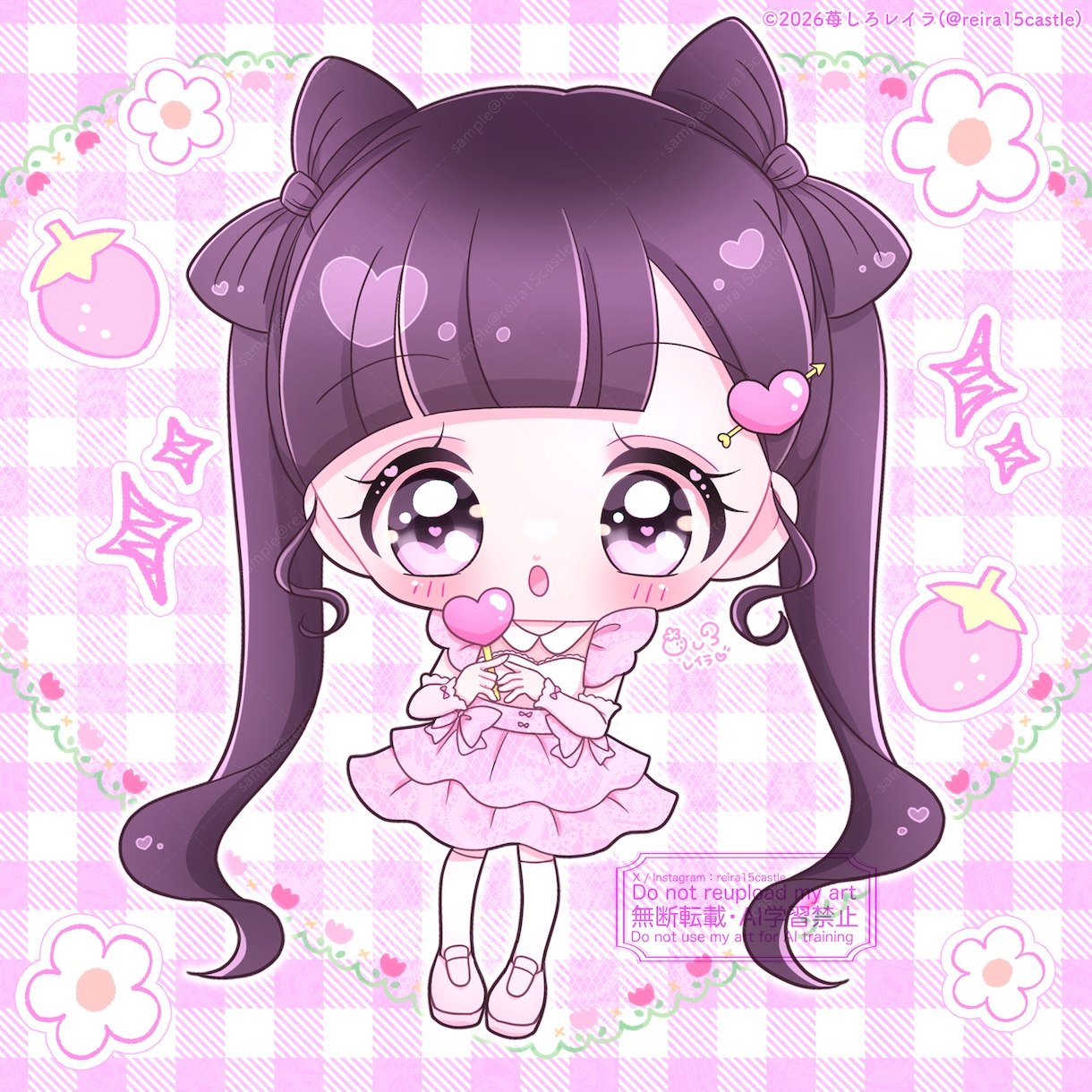 ゆめかわ♡ミニキャライラスト制作します 使いやすい可愛いファンシーなSDキャライラストを制作します！ イメージ1