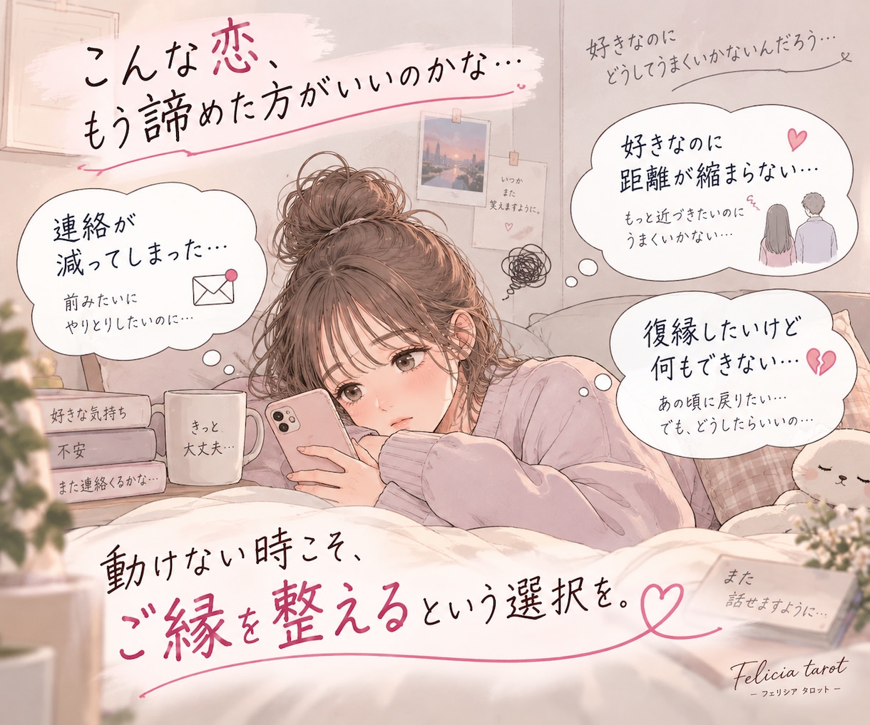 あなたに必要な良縁を遠隔で結び整えます 片思い・復縁・音信不通｜恋のご縁を優しく整えます イメージ2