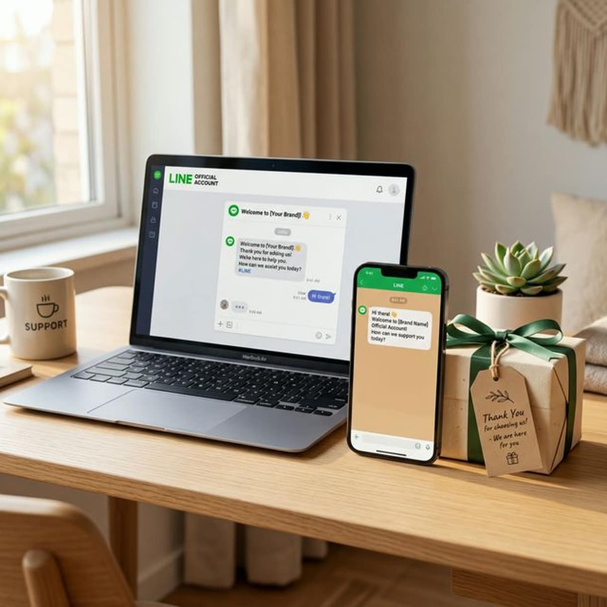 LINE構築伴走します 自分ブランドの「おもてなし動線」を一緒に再現 イメージ1