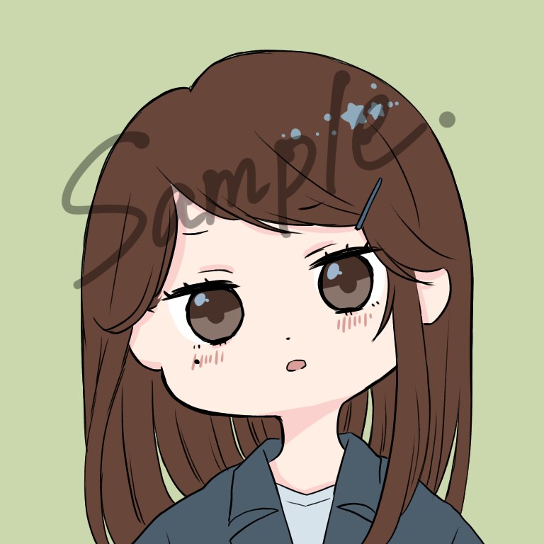 ゆるかわなアイコン、似顔絵等のイラスト描きます ラフ段階修正無料◎配信、ブログ等にも使用ok！ イメージ7