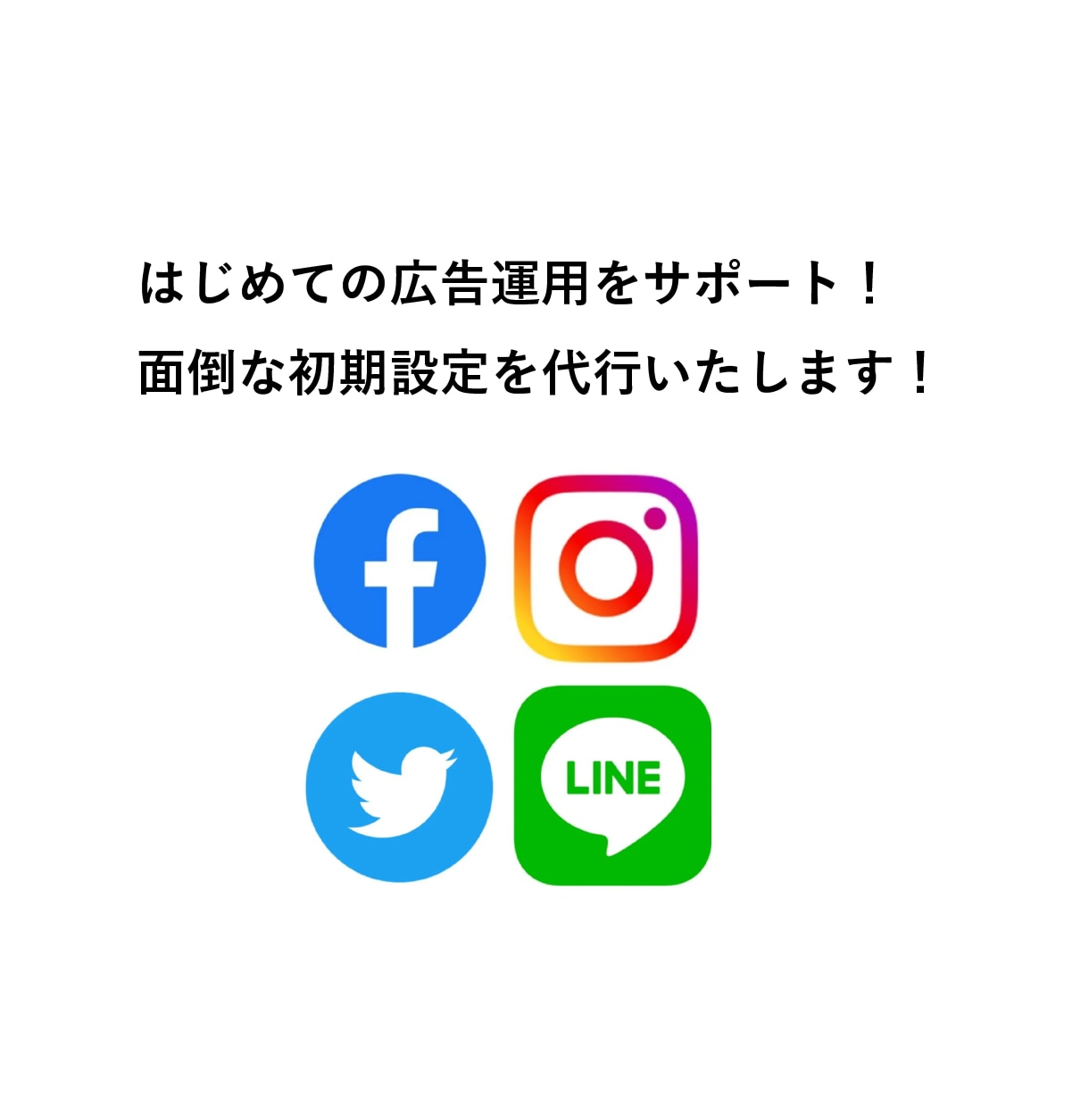 各種SNS広告の初期設定代行します はじめての広告運用をサポート｜完全丸投げもOK！ イメージ1