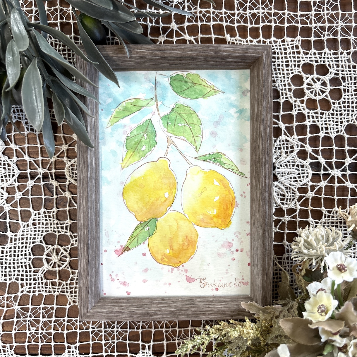 透明水彩で優しい花の絵を描きます 〜オーダーメイドの水彩画を、ご自宅やプレゼント用に〜 イメージ6