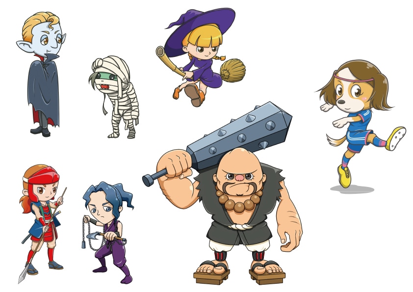 企業・店舗・団体用オリジナルキャラクター制作します プロ実績あり！親しみやすく印象に残るマスコットを制作します イメージ2