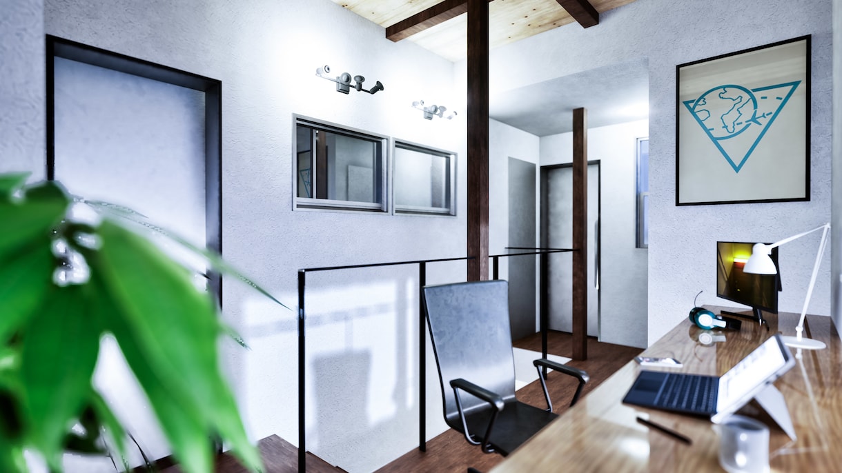 壁紙や床材の迷いを解決。内装検討用パース作ります 図面から理想を可視化。失敗しない家づくりをサポート！ イメージ2