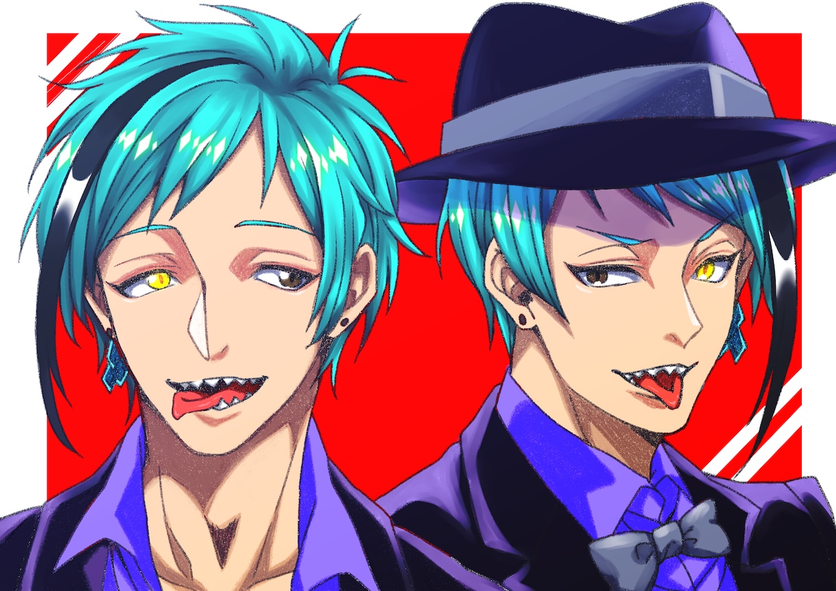 アニメ風アイコンや歌ってみた等のサムネを描きます 依頼者様が満足できるイラストを仕上げます！ イメージ2