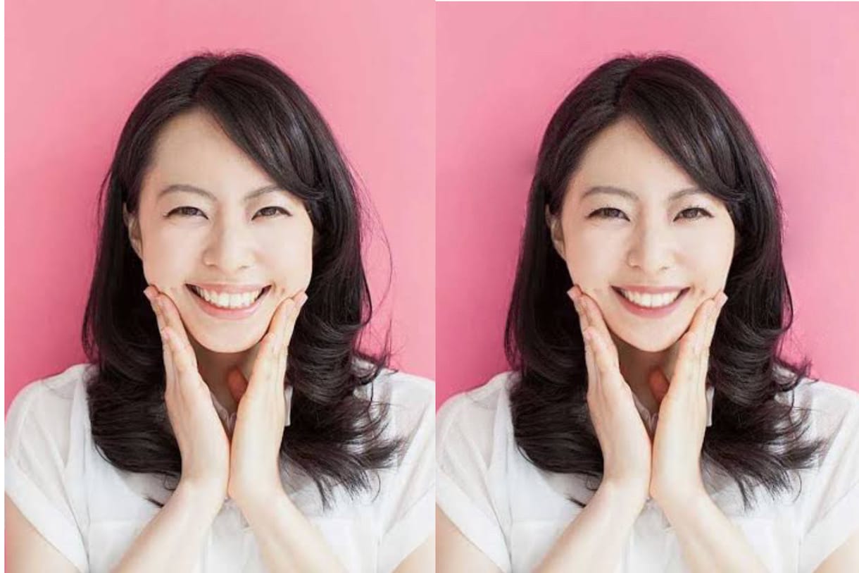 人物の写真修正・加工いたします お一人に合わせた骨格・顔タイプ・パーソナルカラーを計算します イメージ2