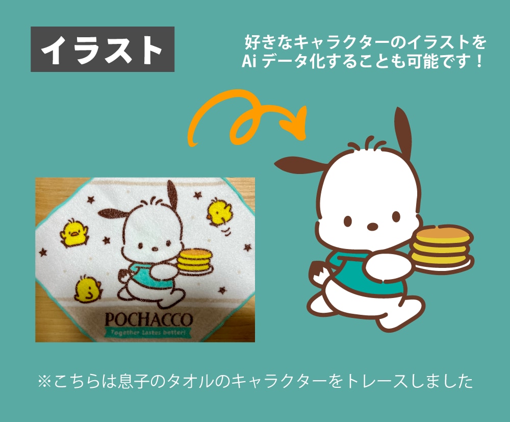 なんでもトレースいたします 最短当日！高品質・美しいトレースデータをお届けします イメージ6