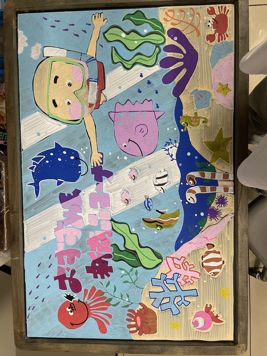黒板にカラフルなイラスト描きます あなただけのお店の看板・メニュー表を作りませんか？ イメージ2