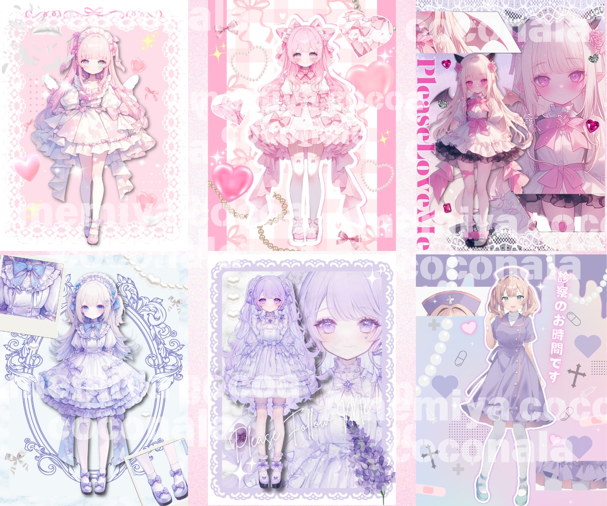 Vtuber宣伝画像プロフィールデザイン制作します Xで使える自己紹介・宣伝用の画像をデザインします♪ イメージ7