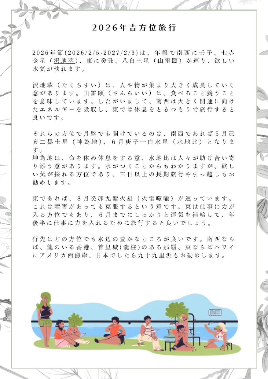 凶運を強運に変える秘伝の大開運吉方位を鑑定します サンプル付き！運命を劇的に改革するQ&A無制限の吉方位鑑定 イメージ6