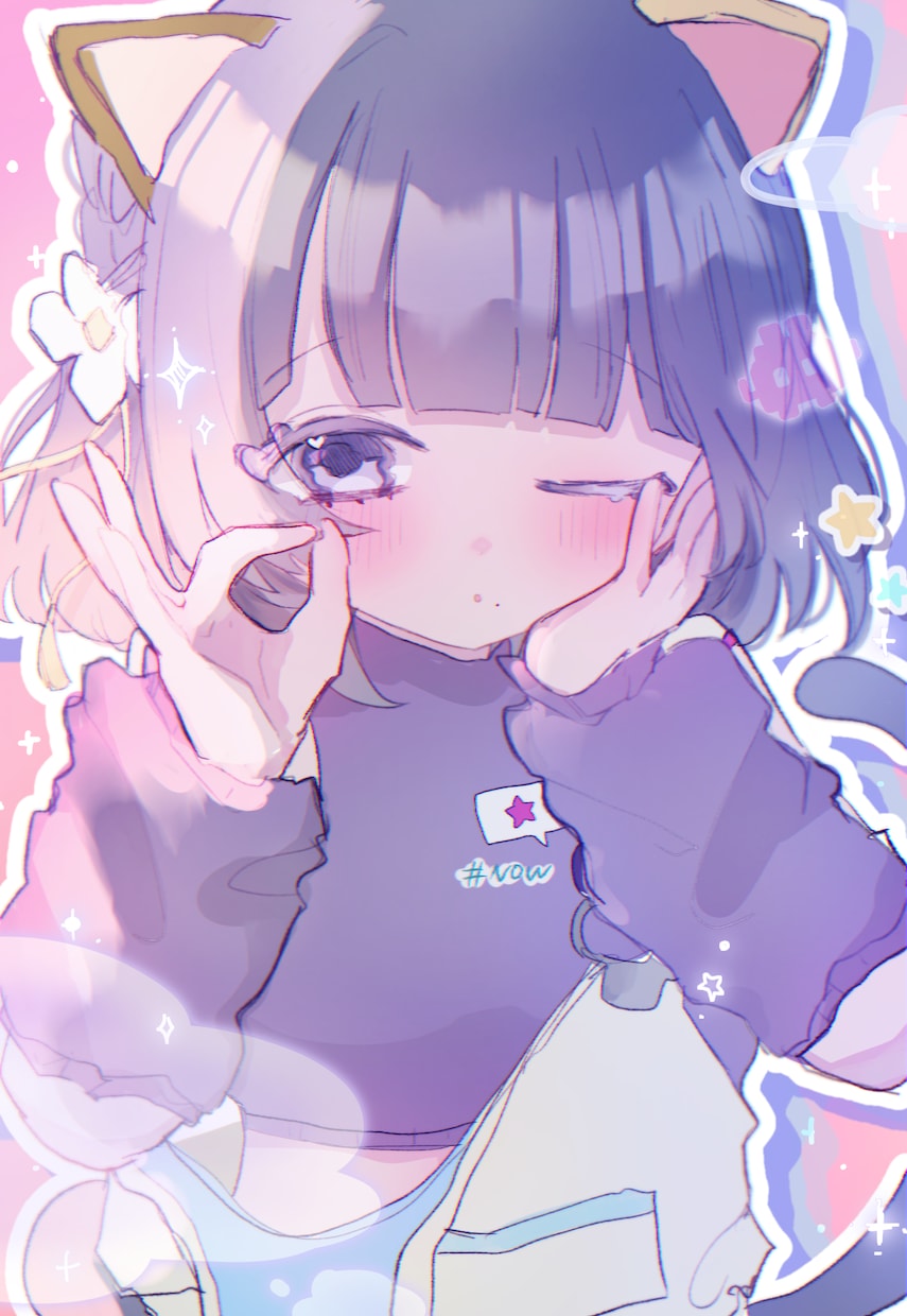 簡易ウエストアップ制作します お顔の可愛いふわふわキュートなイラストです！ イメージ5