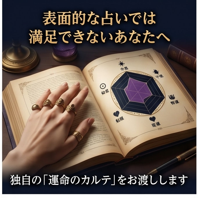 超精密・本格10天体占星術×タロットで読み解きます 独自の「運命レーダーチャート＆星配置図」付き！ イメージ2