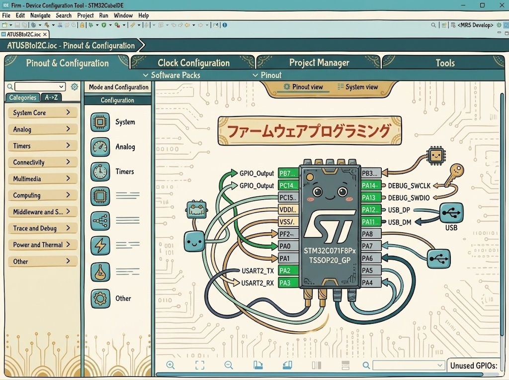 組込み系ＣＰＵをプログラミングします 【マイコンをＣ言語でプログラム】 イメージ1