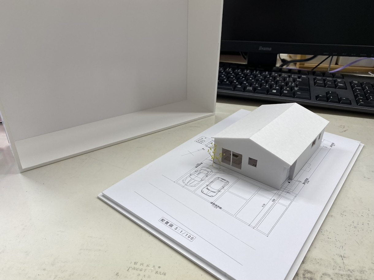 住宅白模型作成いたします 急ぎの提案で建築模型が必要な方や新築を検討されている方へ イメージ1