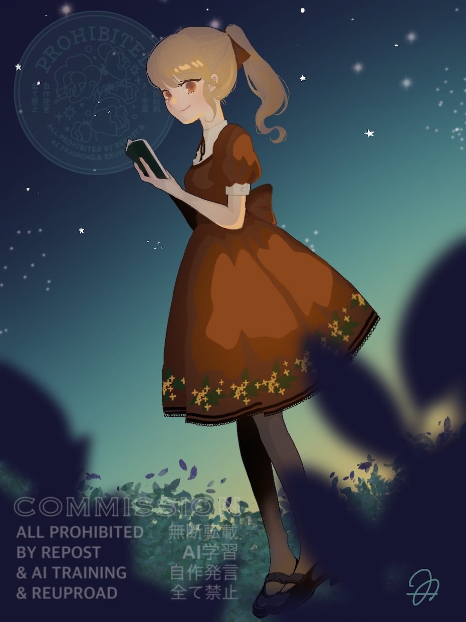 配信背景・サムネ・ヘッダー描きます オーダーメイドの各種イラストお描きします！ イメージ4