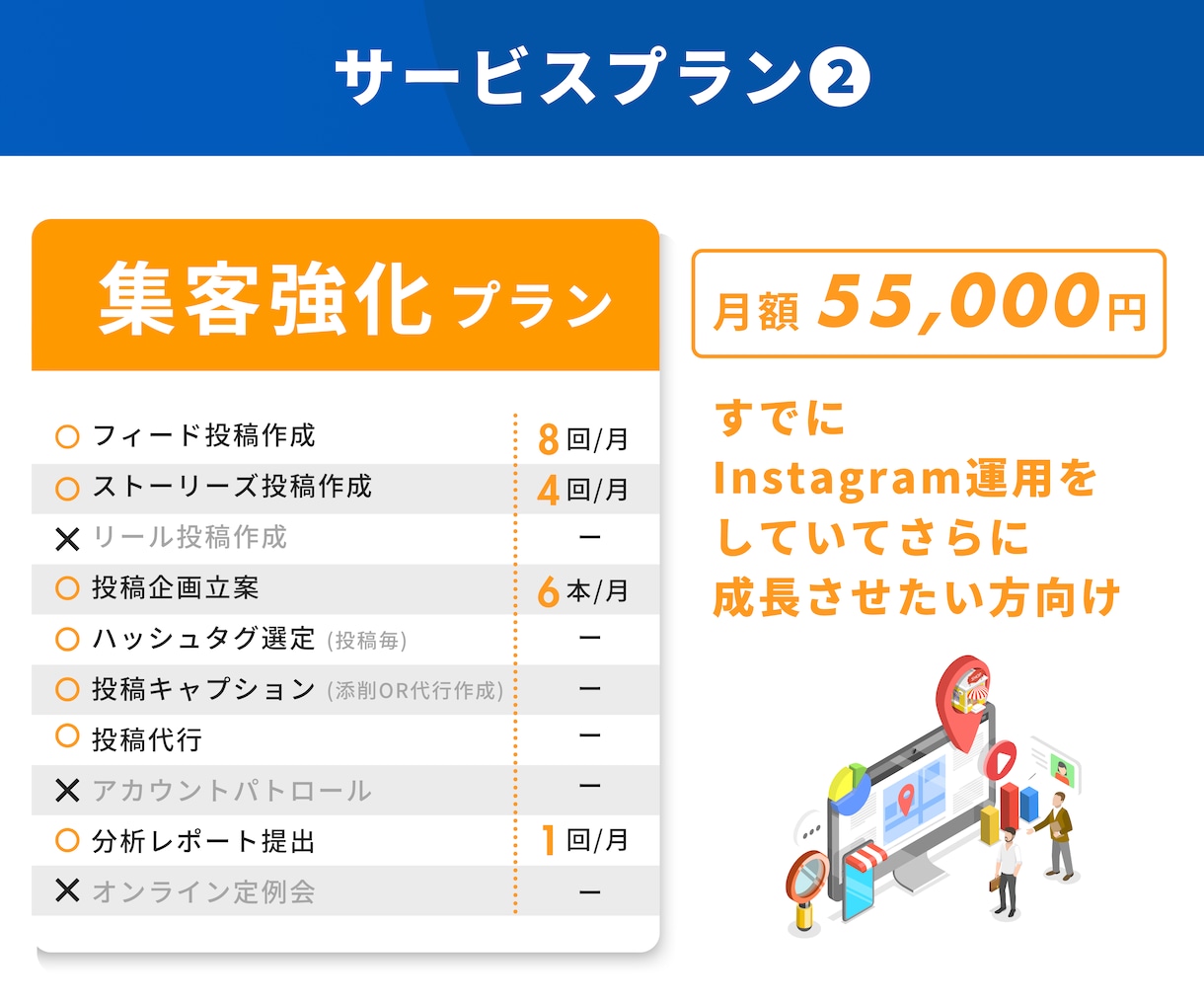 丸投げOK！Instagram運用代行します 集客の悩み解決！投稿案もインスタ運用はプロにお任せ イメージ4