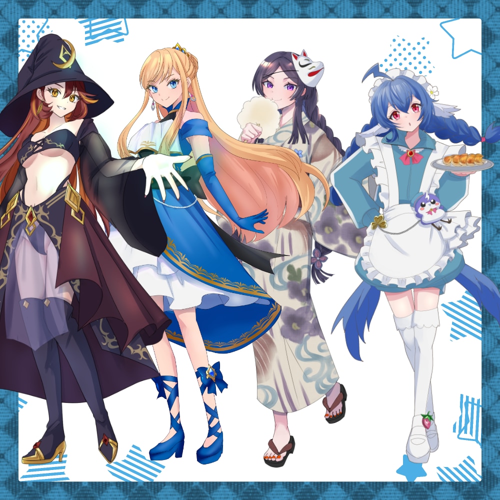 商用可能ご希望に合わせた立ち絵や一枚絵描きます 魅力あるイラストであなたの動画配信TRPGを彩ります イメージ2