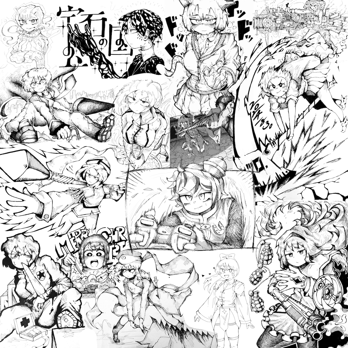 どんな絵でも2000円で描きます アイコン　ヘッダー　サムネイル　TRPG ゲーム　一枚絵 イメージ2