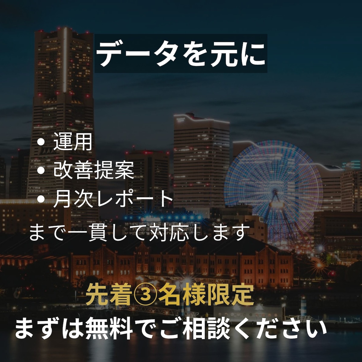 Meta広告運用代行｜設計•分析•改善致します 先着3社様限定Meta広告作成〜運用、月次レポートまで。 イメージ3