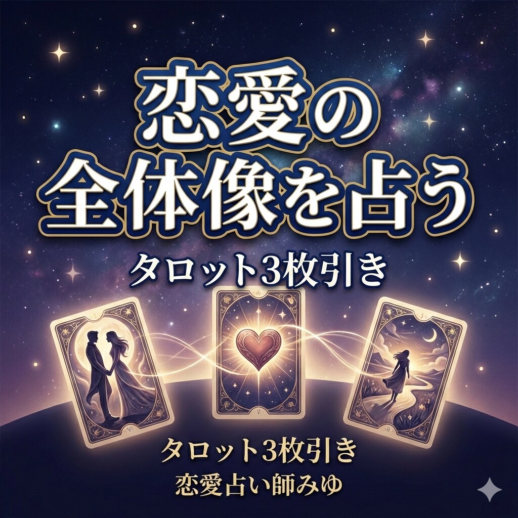 3恋愛の現状・相手の気持ち・今後の流れを占います 今の恋がどこに向かっているのか、全体像を丁寧に読み解きます イメージ1