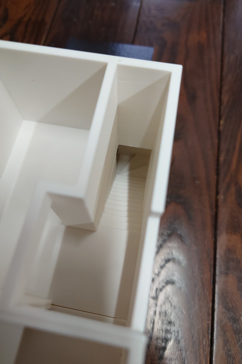 ３Dプリンターでの建築模型を製作いたします 基礎部と躯体部は色分けできます イメージ6