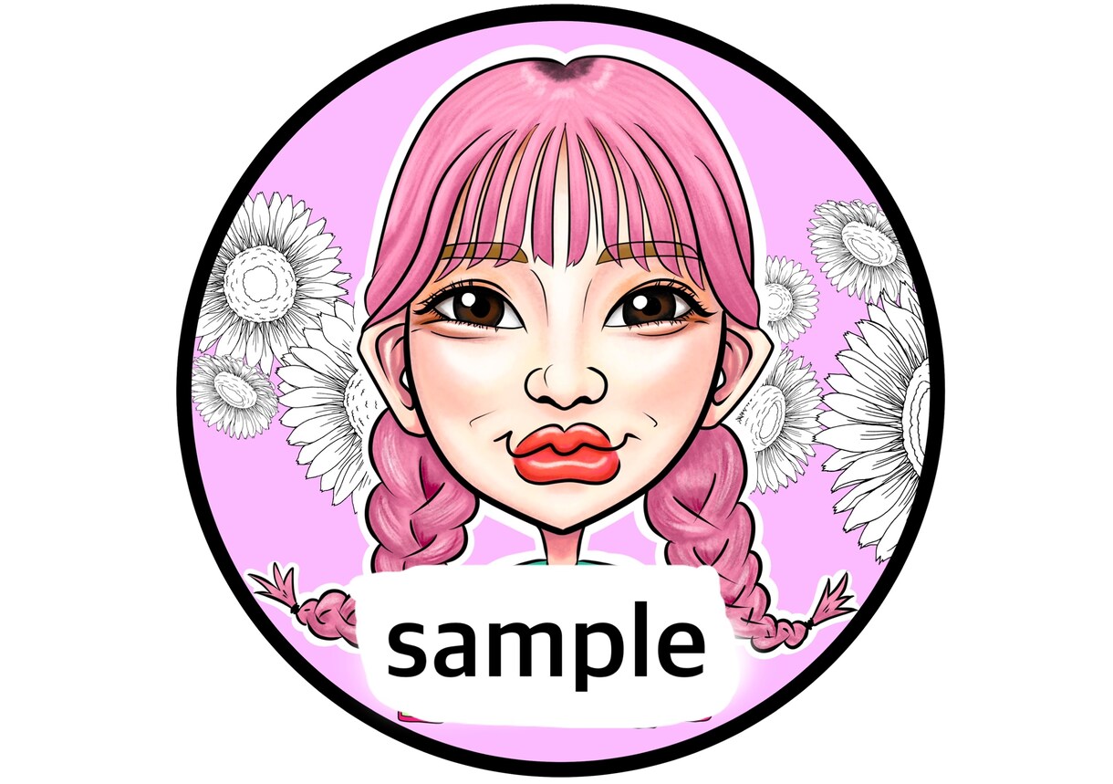 似顔絵でお祝い事や感謝を伝えるお手伝いします YouTuberやTikTokerさんにも使用して頂いてます イメージ2