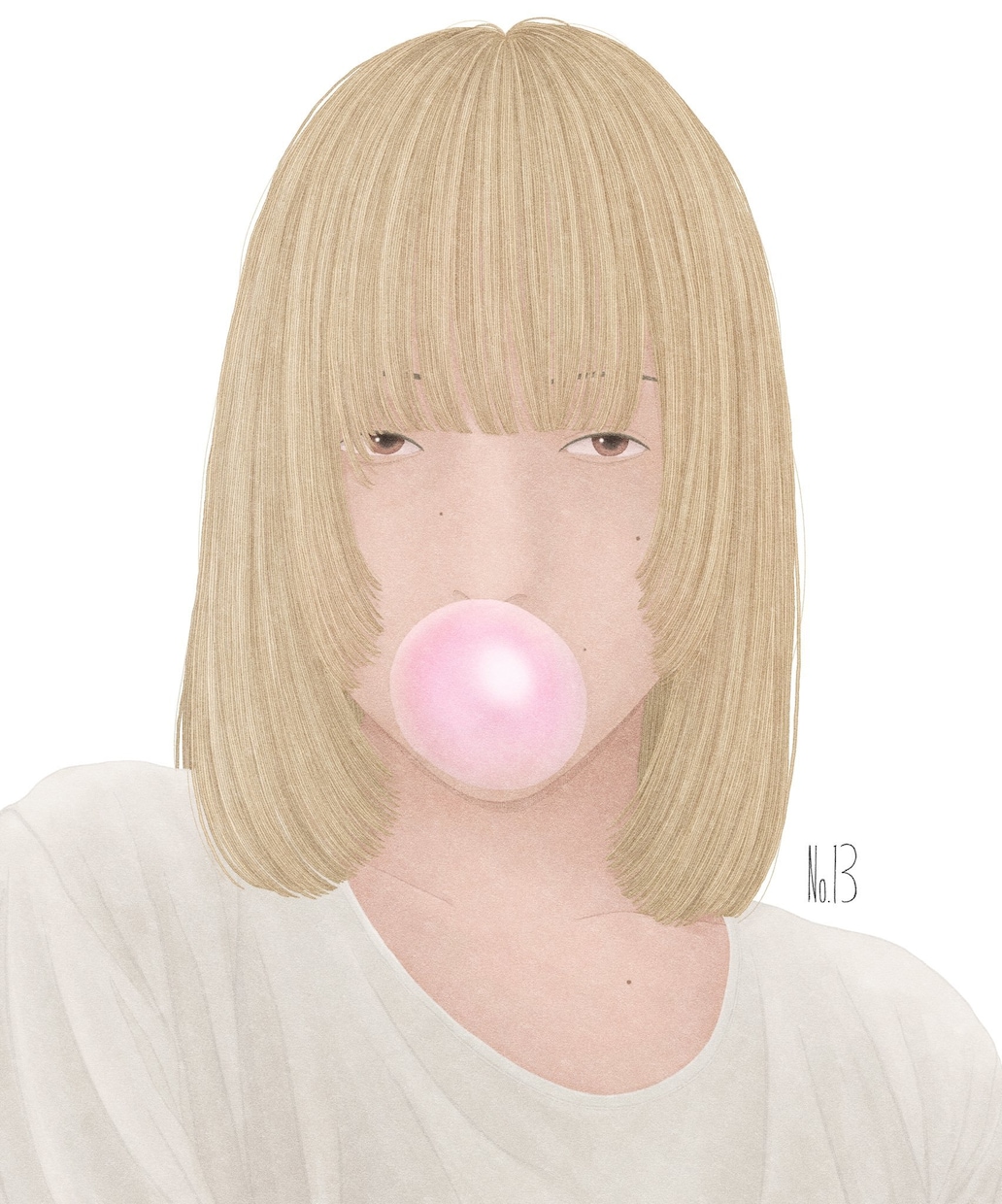 商用利用◎おしゃれな人物イラストをご提供いたします アイコン、本の表紙や挿絵、MV、グ 広告などにどうぞ！ イメージ1