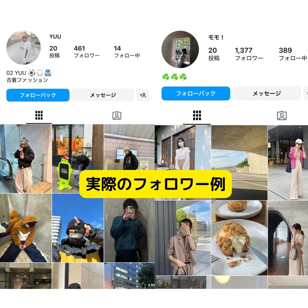 インスタの日本人フォロワーを格安で増やします 格安オープンセール中！インスタの日本人フォロワー110人～ イメージ2