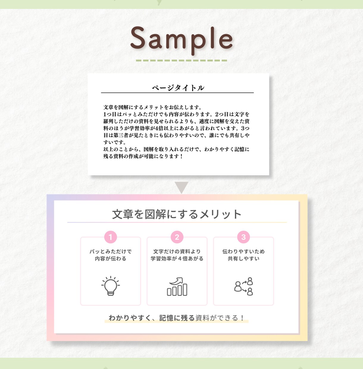 限定価格◎ シンプルでわかりやすい資料作ります 現役デザイナーがCanvaで作成♪ イメージ6