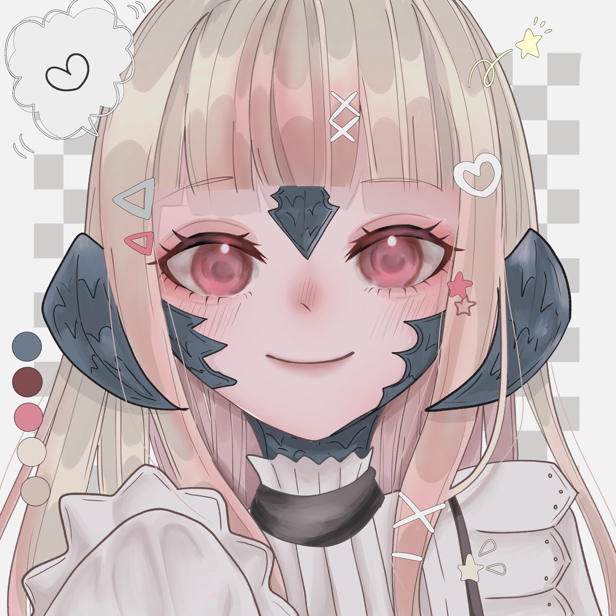 可愛いアイコンを描きます 3K画質の女の子アイコンをあなたに イメージ2