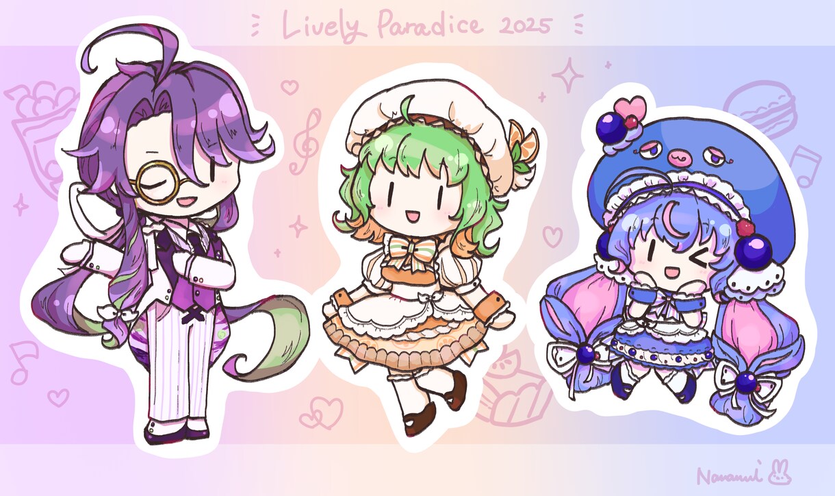 ミニキャライラスト描きます ゆるくてかわいいミニキャラを描きます イメージ2