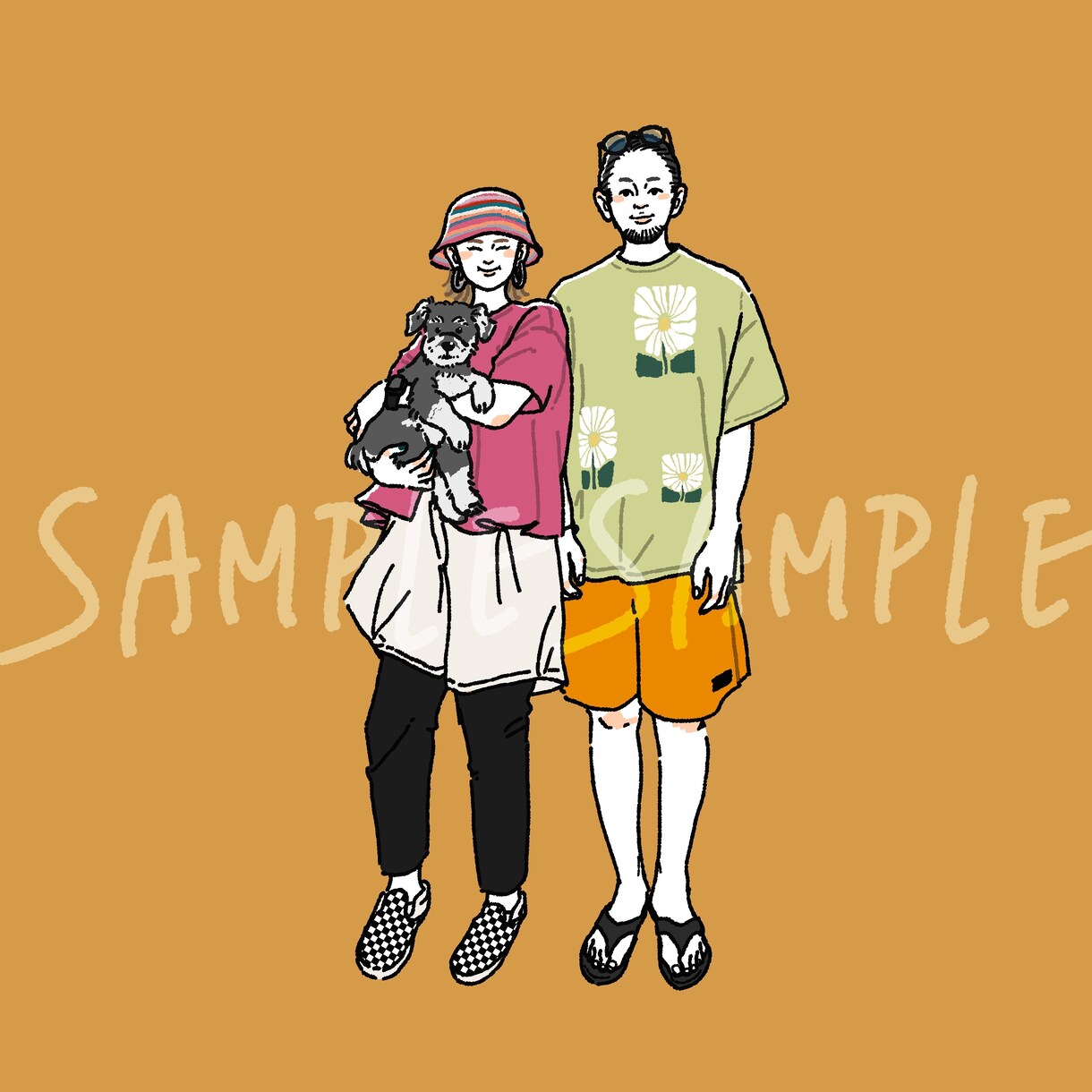 写真が苦手な方におすすめ！シンプルな似顔絵描きます ご自身のアイコンや大切な人へのプレゼントに◎ イメージ4