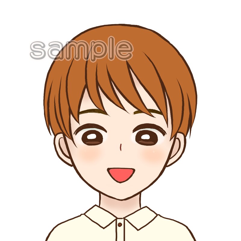 デフォルメ◎似顔絵アイコンお描きします 男性にもおすすめ○シンプルで親しみやすい絵柄です イメージ2